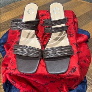 Elegant Brown Women's Sandals